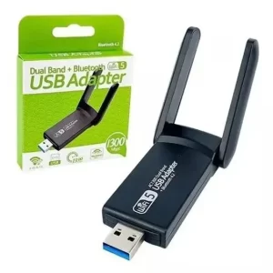 Adaptador Wifi 5 Dual Band 5ghz Usb 3.0 1300mbps Bluetooth - ws